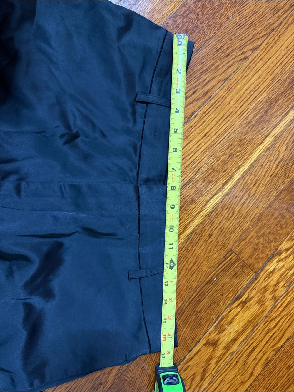 Elegant Satin Black Trousers - Picture 5 of 7